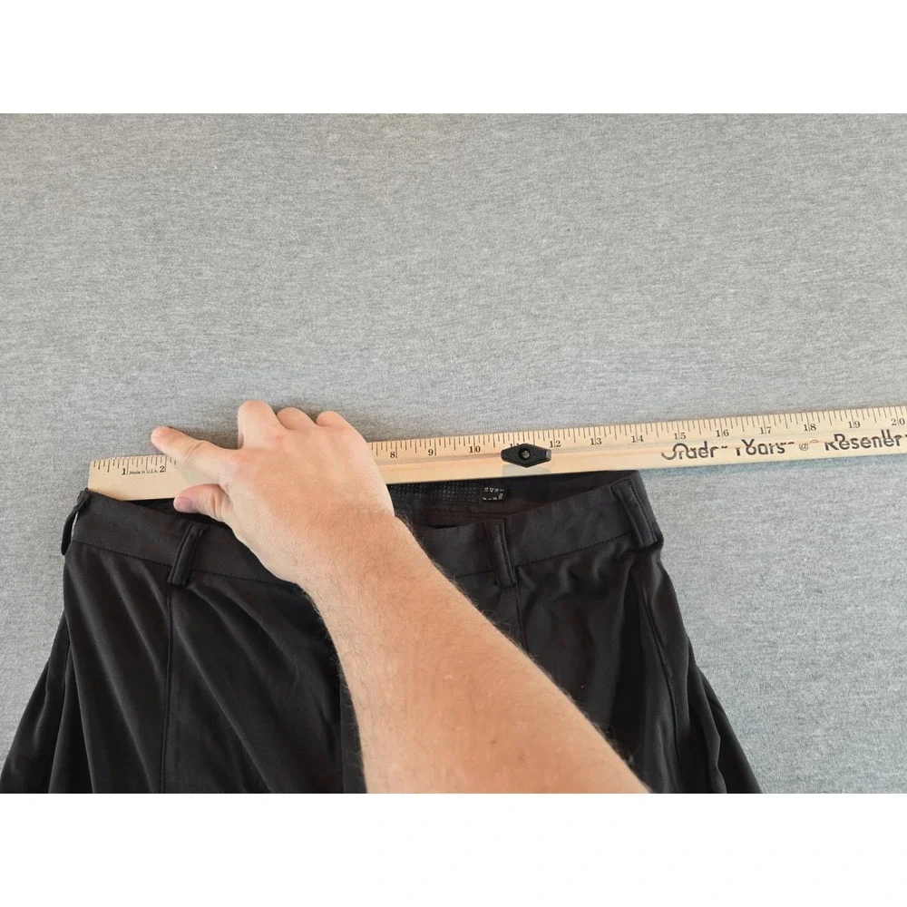 Vtg Marithe Francois Girbaud Raver Skirt 28W 5 Retro Black Mermaid Cargo‎ 90's
